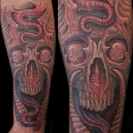 Tattoos - Demon skull - 126371